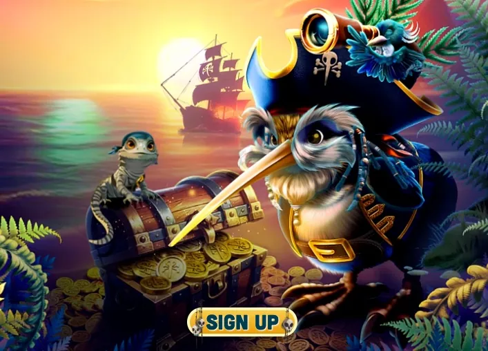 Kiwi Treasure Casino NZ sign up bonus