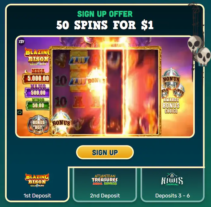 Kiwi Treasure Casino NZ bonus